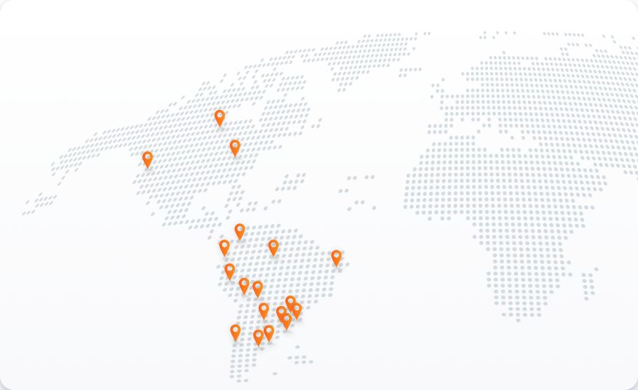 Presente en unos 30 países